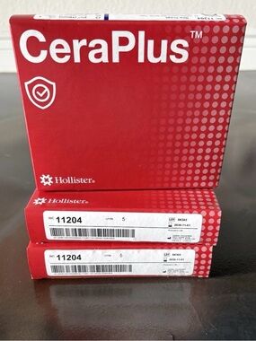 Hollister CeraPlus 11204 BUNDLE OF 15 Ostomy Skin Barriers 2 3/4” Exp. 2030